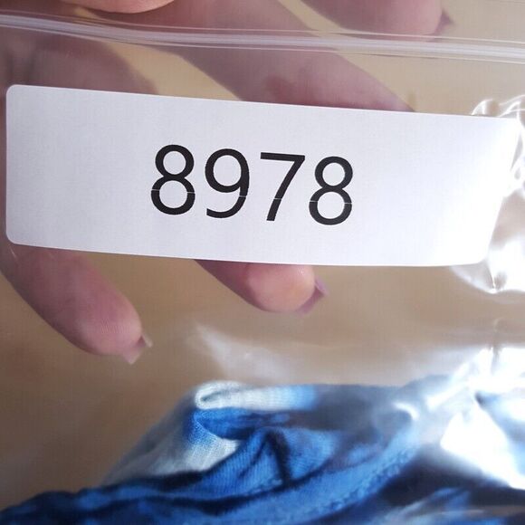 YOUNG FABULOUS BROKE Womens Top Small Blue Pullover Tank Tie Dye Stretch YFB - Picture 7 of 7